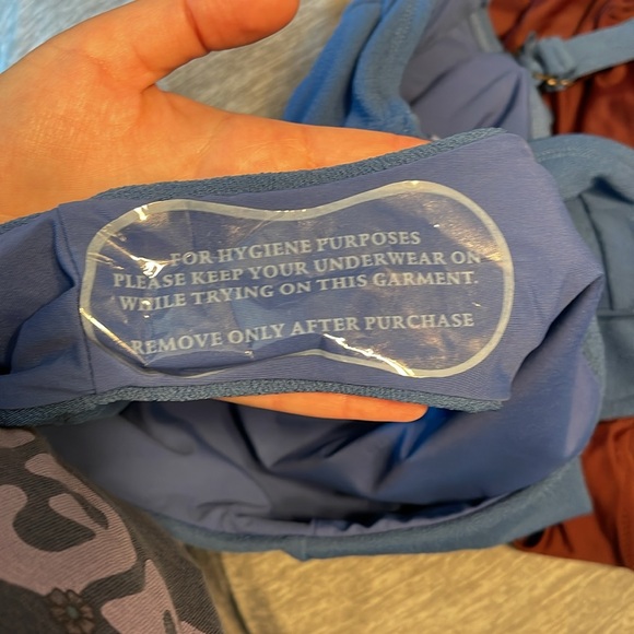 Never worn From Anthropologie thrills brand one piece blue bathing suit - Picture 4 of 4